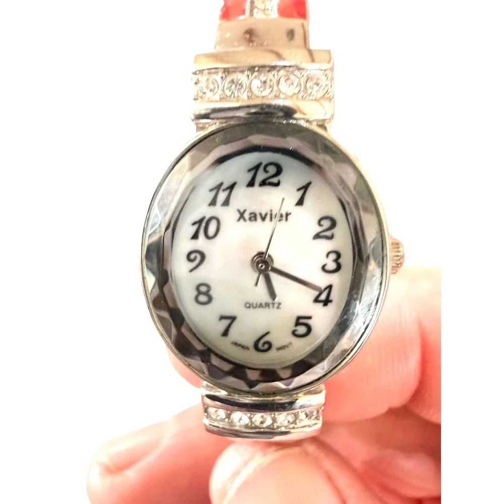 Lot of 4 Women's Statement Cuff Watches  Kathie Lee Xavier Monogram Wrap